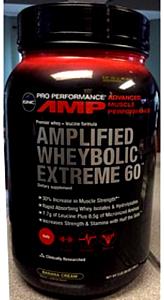 3 Scoops AMP Amplified Wheybolic Extreme 60, Platinum Edition, Banana Cream