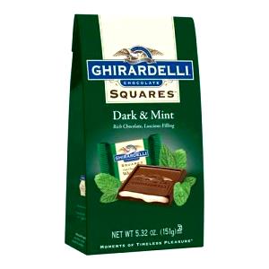 3 sections (38 g) Dark Chocolate Squares with White Mint Filling
