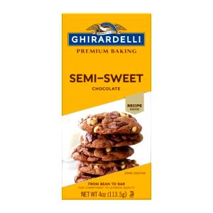 3 Sections Baking Chocolate, Semi-Sweet