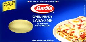 3 sheets (2 oz) Oven Ready Lasagna Pasta
