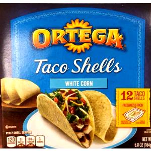 3 shells (33 g) White Corn Taco Shells