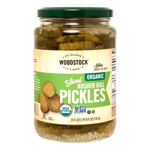 3 slices (28 g) Organic Sliced Kosher Dill Pickles