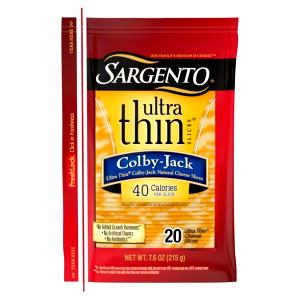 3 slices (32 g) Very Thin Colby Jack Cheese