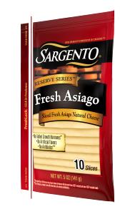 3 slices (34 g) Asiago Cheese Slices