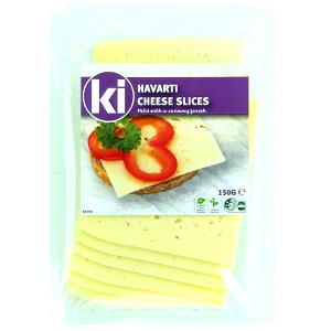 3 slices (34 g) Creamy Havarti Semi-Soft Cheese