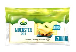 3 slices (34 g) Fresh Ideas Muenster Cheese Custom Slices