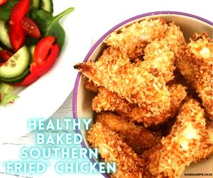 3 slices (56 g) Southern Fried Breast of Chicken
