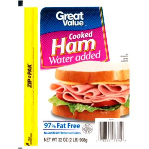 3 slices (57 g) Fat Free Cooked Ham