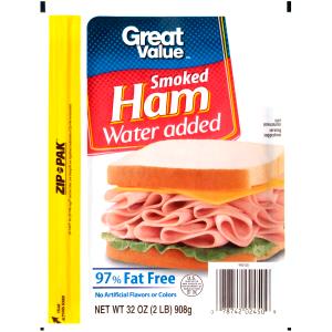 3 slices 96% Fat Free Smoked Ham