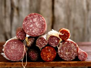 3 Slices Pork & Beef Salami, Dry Or Hard