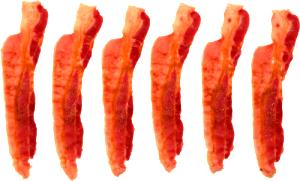 3 slices Thick Sliced Fully Cooked Bacon