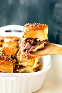 3 sliders French Dip Sliders