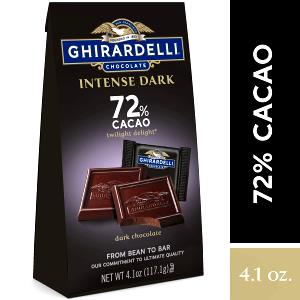 3 squares (38 g) Organic Dark Chocolate 72% Cacao