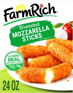 3 sticks (50 g) Breaded Mozzarella Sticks