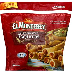 3 taquitos (85 g) Shredded Steak Taquitos