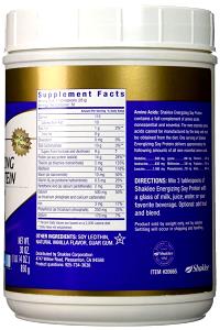 3 tbsp (28 g) Energizing Soy Protein - Natural Vanilla