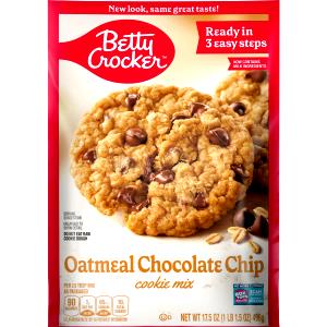 3 Tbsp Oatmeal Chocolate Chip Cookie Pouch Mix, Pad