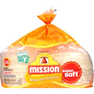 3 tortillas (55 g) White Corn Tortillas