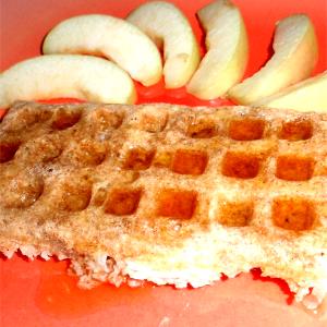 3 waffles (64 g) A+ Cinnamon All Natural Whole Grain Spelt Waffles with Sweet Potato