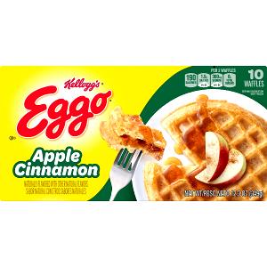 3 waffles (64 g) Whole Grain Flaxseed Apple Cinnamon Waffles