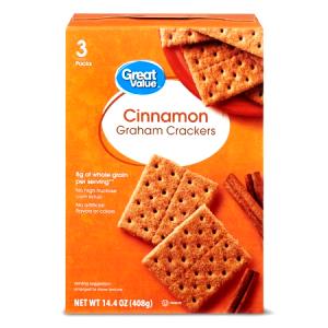 3 whole crackers (34 g) Reduced Fat Cinnamon Graham Crackers