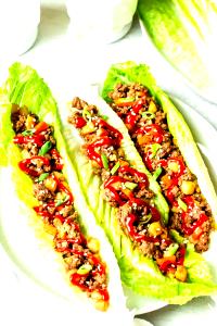 3 wraps Lettuce Wraps