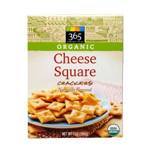 30 crackers (30 g) Organic Cheese Square Crackers