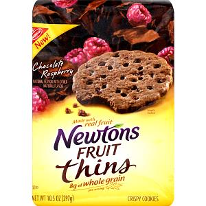 30 Grams Fruit Thins, Crispy Raspberry Chocolate