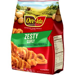 30 pieces (3 oz) Seasoned Curly French Fries