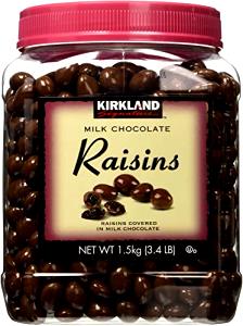 30 Pieces Milk Chocolate Covered Raisins