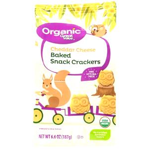 31 crackers (28 g) Organic Cheddar Cheese Baked Snack Crackers