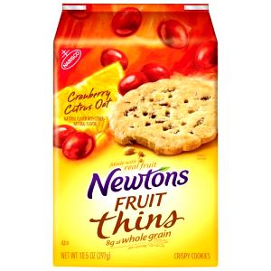 31 Grams Fruit Thins, 3 Pack, Crispy Cranbery Citrus Oat