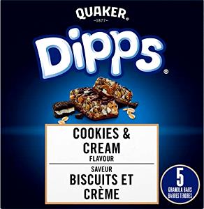 31 Grams Granola Bar, Chewy Dipps Cookies & Cream