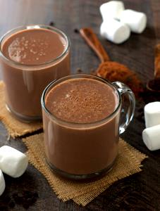 323 Grams LITE HOT CHOCOLATE - Small - Skim Milk - Dark Chocolate - With Whip