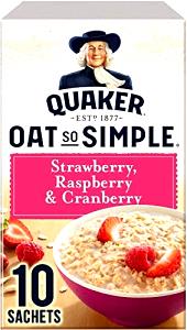 33 4/5 Grams Oats, Oat So Simple, Strawberry, Raspberry & Cranberry