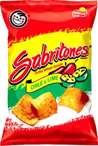 33 chips (28 g) Sabritones Puffed Wheat Snacks