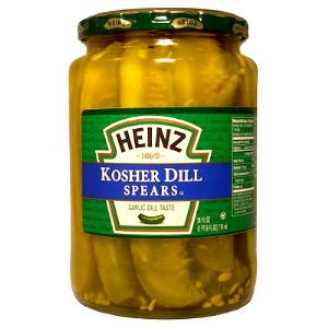34 Grams Pickle, Kosher Dill, Spears