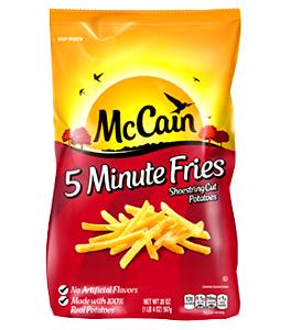 35 fries (85 g) 5 Minute Fries