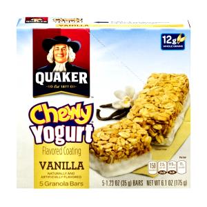 35 Grams Granola Bar, Chewy Yogurt Vanilla