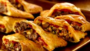 368 Grams Bacon Cheeseburger Calzones Pizza