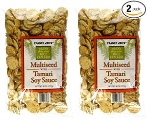 37 crackers (30 g) Multiseed with Tamari Soy Sauce