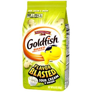 37 Crackers Goldfish Crisps, Sour Cream & Onion