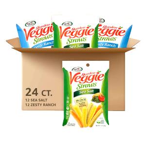 37 straws (28 g) Veggie Straws