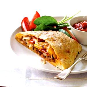 373 Grams Sausage, Peppers & Onions Calzone Pizza