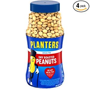 39 pieces (1 oz) Unsalted Dry Roasted Peanuts
