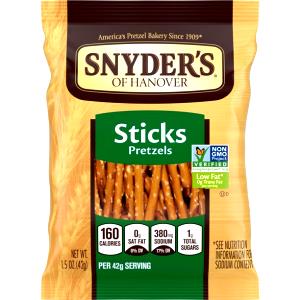 39 pretzels (28 g) Pretzel Sticks