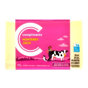 3cm cube (30 g) Monterey Jack Cheese