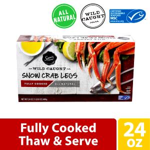 3oz (84 g) Wild Caught Snow Crab Legs