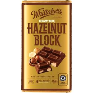 4 blocks (33 g) Hazelnut Chocolate