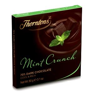 4 blocks (40 g) Dark Chocolate Peppermint Crunch